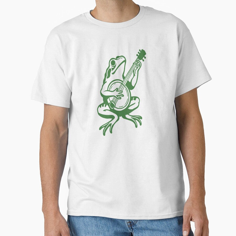 Frog Banjo by DashBliss - Adult & Kids T-Shirts, Sweatshirts & Hoodies apparel design preview 1