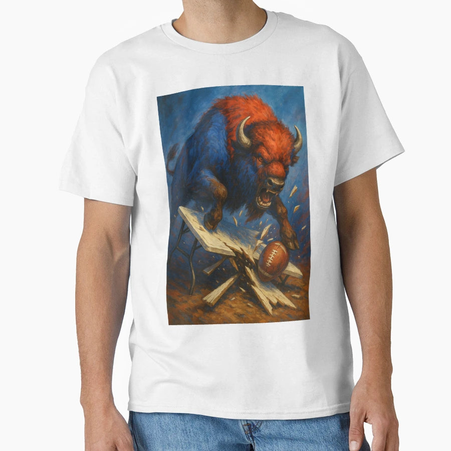 Buffalo Football V5 T-Shirt - Novelty Apparel Unisex - T-Shirt, Sweatshirt, Hoodie