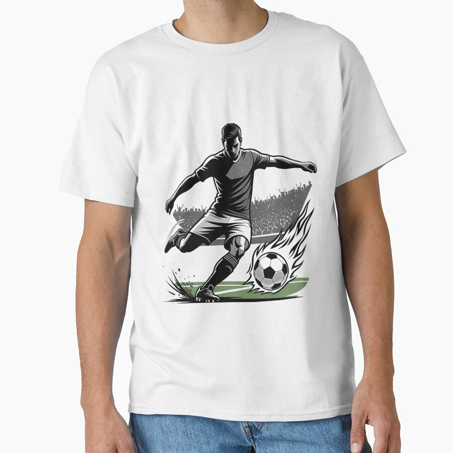 Soccer Player by BigSmileWorks - Adult & Kids T-Shirts, Sweatshirts & Hoodies apparel design preview 1