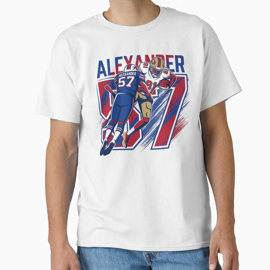 Lorenzo Alexander 57 Buffalo Football T-Shirt - Novelty Apparel Men Women - T-Shirt, Sweatshirt, Hoodie