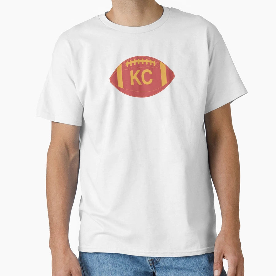 Kc Football T-Shirt - Custom Art Print for Adults - T-Shirt, Sweatshirt, Hoodie