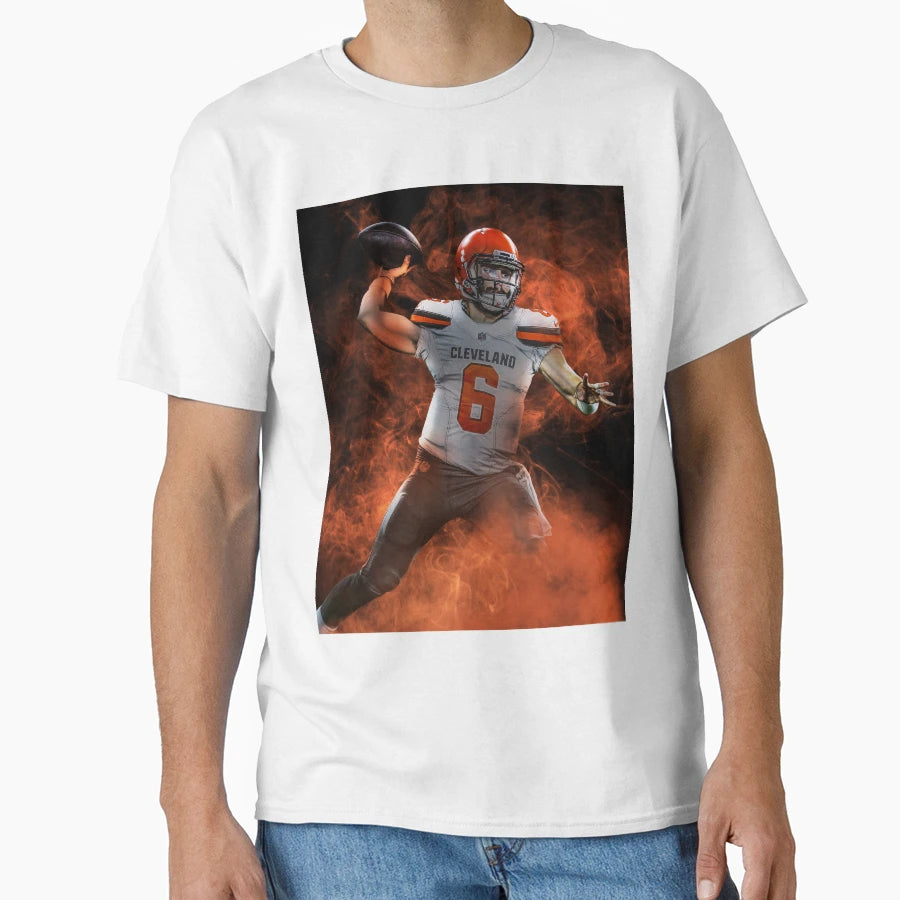 Baker M Cleveland Sports Art T-Shirt - Graphic Print Unisex - T-Shirt, Sweatshirt, Hoodie