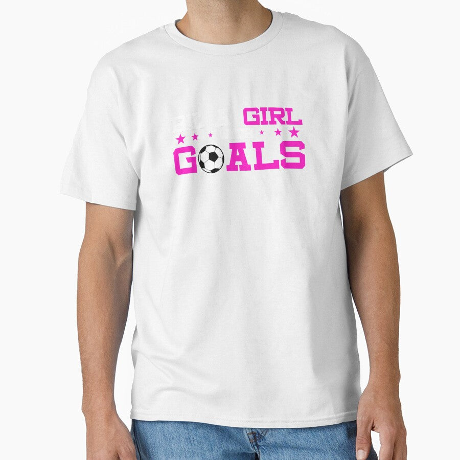 Girl With Goals Soccer product, print, Sports by - Adult & Kids T-Shirts, Sweatshirts & Hoodies apparel design preview 1