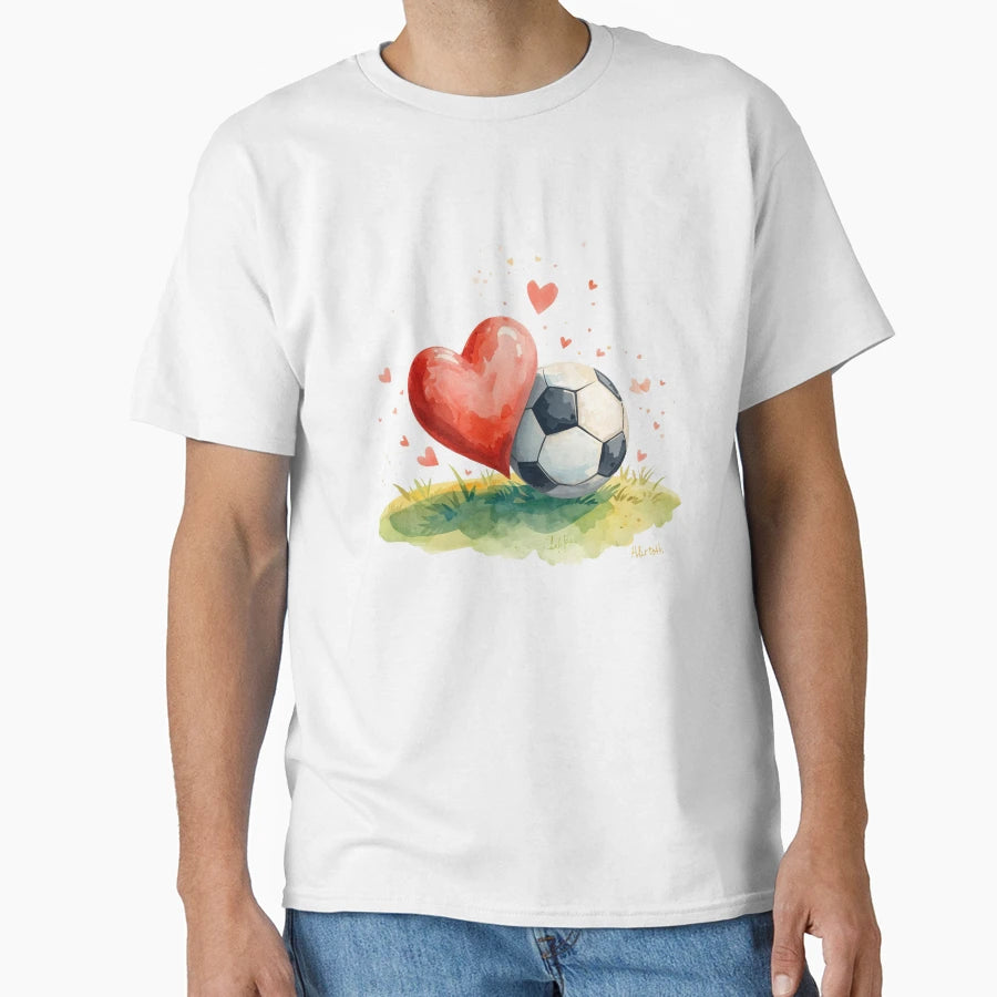 Love Soccer T-Shirt - Streetwear Style Unisex - T-Shirt, Sweatshirt, Hoodie