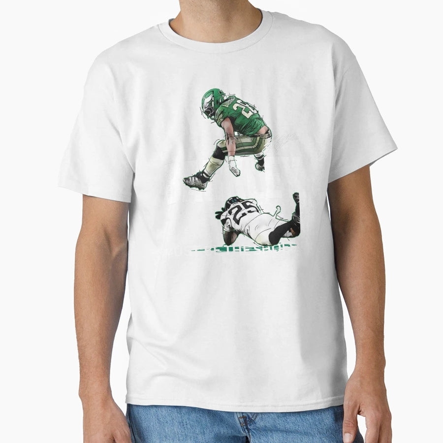 Barkley Saquon 26 Fly Football T-Shirt - Fun Novelty Design for Adults - T-Shirt, Sweatshirt, Hoodie