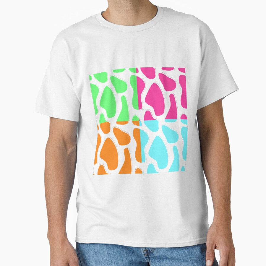 Neon cow print by bmiller64 - Adult & Kids T-Shirts, Sweatshirts & Hoodies apparel design preview 1
