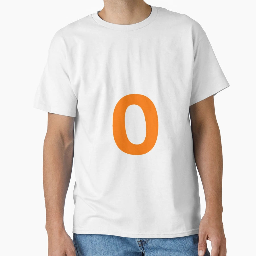 Orange Color Number 0 Orange Color T-Shirt - Aesthetic Graphic Men Women - T-Shirt, Sweatshirt, Hoodie