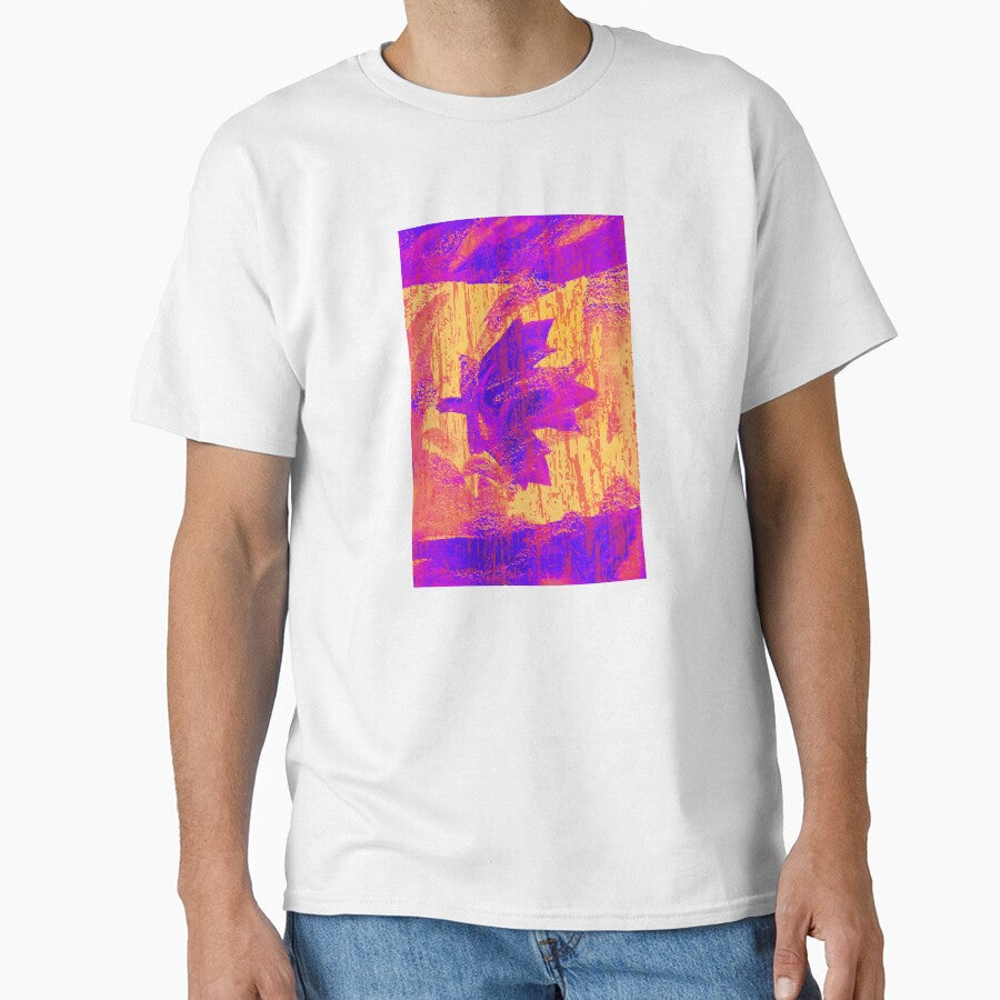 Canada Flag Neon-Retro Style-Vintage-Canada Soccer - Adult & Kids T-Shirts, Sweatshirts & Hoodies apparel design preview 1