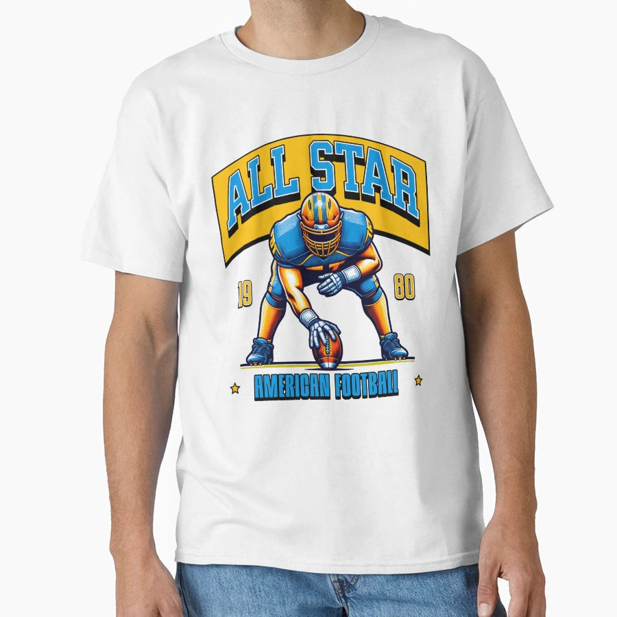 All Star American Football Fan T-Shirt - Streetwear Style Men Women - T-Shirt, Sweatshirt, Hoodie