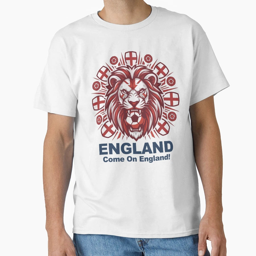 World Cup England Football Lion T-Shirt - Streetwear Style Men Women - T-Shirt, Sweatshirt, Hoodie