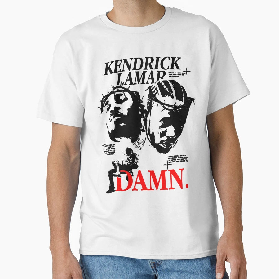 Kendrick Lamar Desing Streetwear T-Shirt - Aesthetic Graphic for Adults - T-Shirt, Sweatshirt, Hoodie