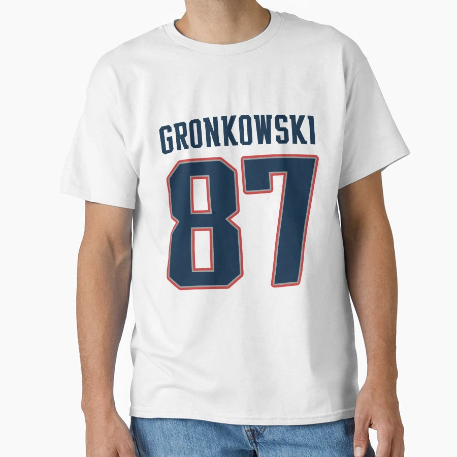 87 Gronkowski Superbowl T-Shirt - Custom Art Print Men Women - T-Shirt, Sweatshirt, Hoodie