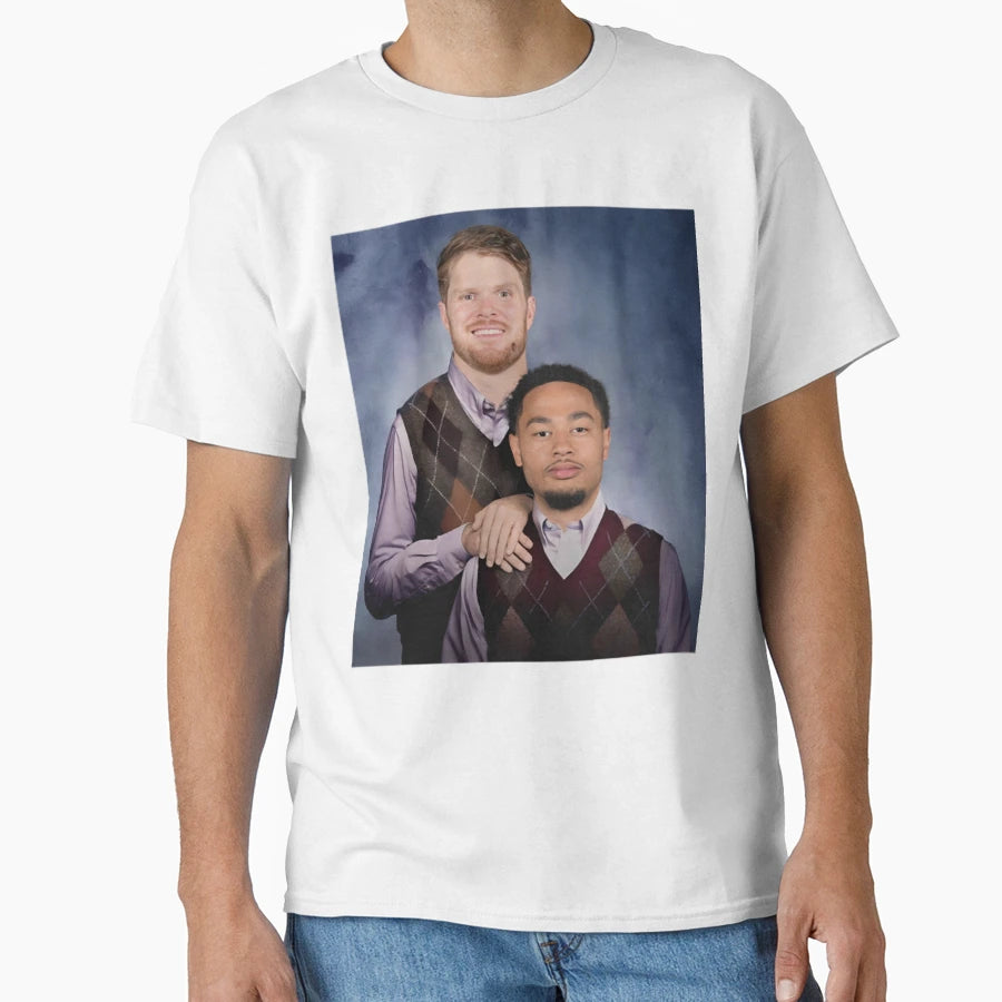 Sam Darnold Jaxon Smith Njigba T-Shirt - Minimalist Print Men Women - T-Shirt, Sweatshirt, Hoodie
