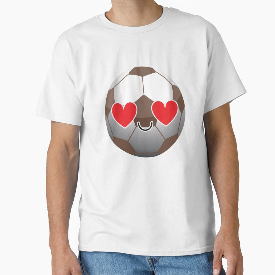 Soccer Ball Emoji T-Shirt - Streetwear Style for Adults - T-Shirt, Sweatshirt, Hoodie