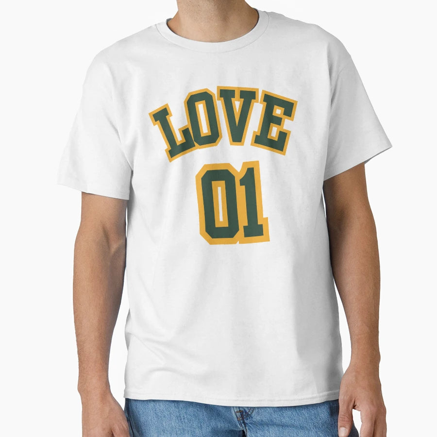Love 01 Dynamic Green Sunny Yellow Orange T-Shirt - Trendy Graphic Unisex - T-Shirt, Sweatshirt, Hoodie