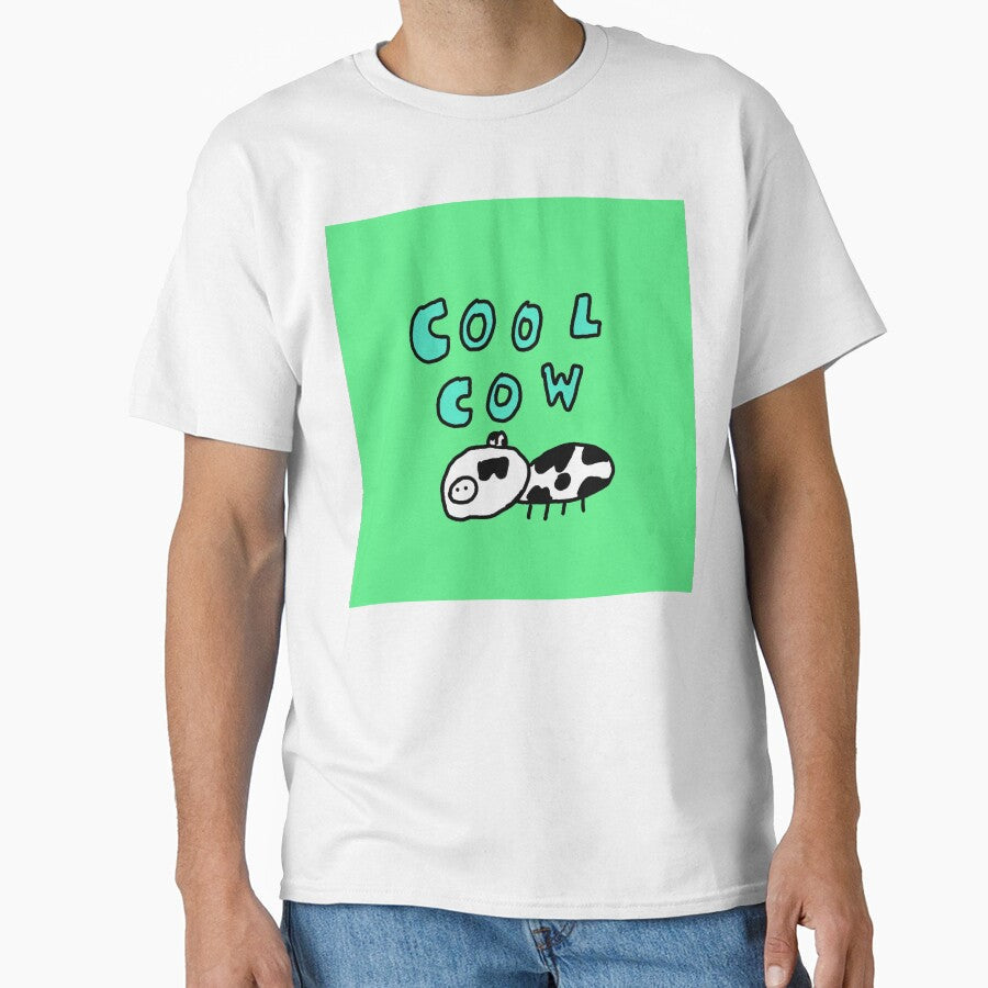 Cool Cow in Sunglasses by Mellyepiccomics - Adult & Kids T-Shirts, Sweatshirts & Hoodies apparel design preview 1