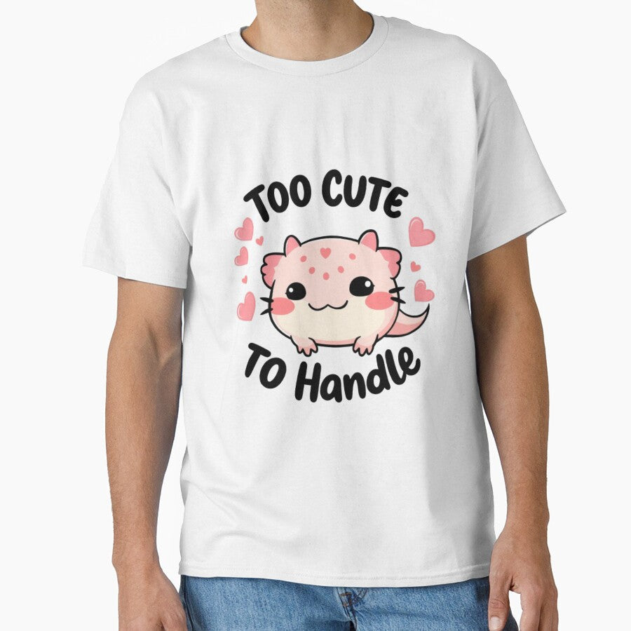 Baby Axolotl Art Kawaii Amphibian Aesthetic by - Adult & Kids T-Shirts, Sweatshirts & Hoodies apparel design preview 1