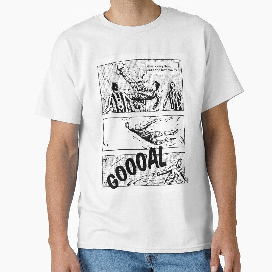 Soccer Comic book story Give everything Football by - Adult & Kids T-Shirts, Sweatshirts & Hoodies apparel design preview 1