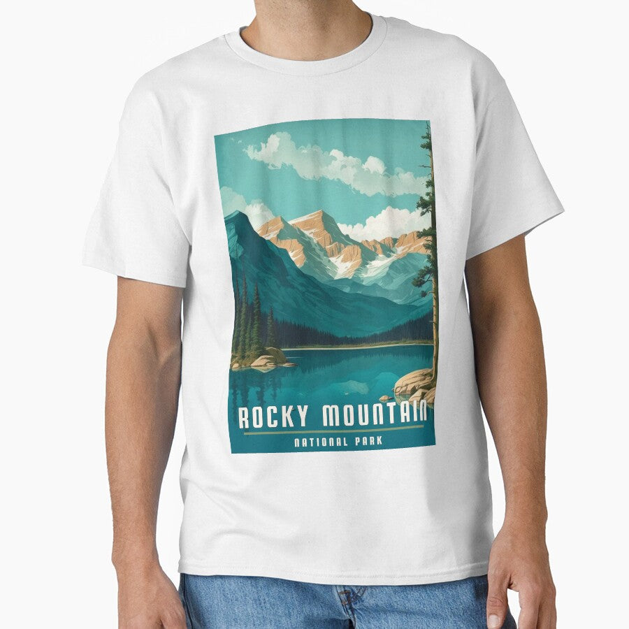 Rocky Mountain National Park by WanderlustArtsy - Adult & Kids T-Shirts, Sweatshirts & Hoodies apparel design preview 1