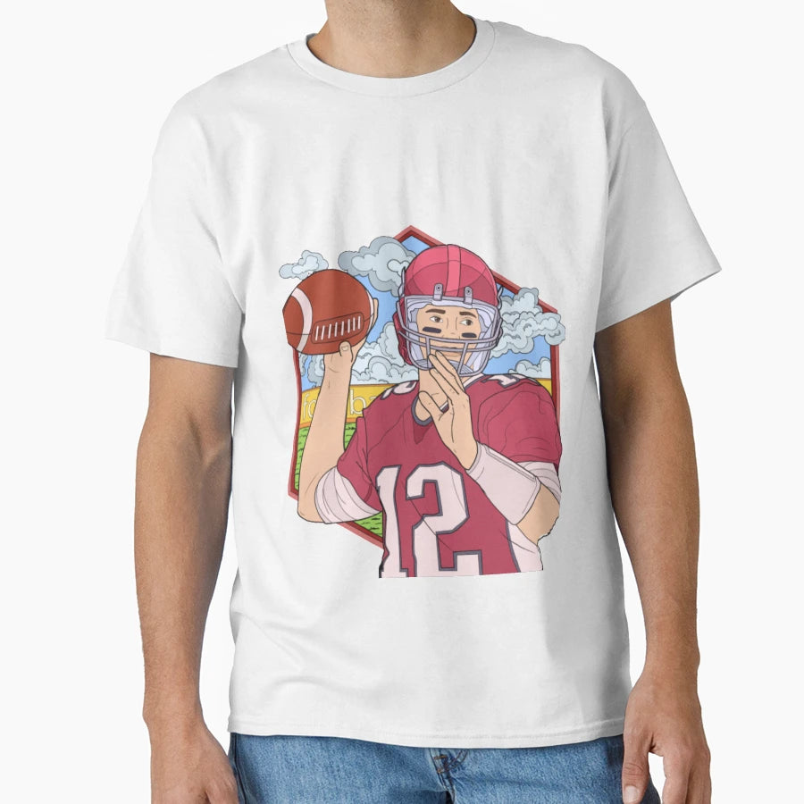 Footballer Ready To Pass T-Shirt - Minimalist Print for Adults - T-Shirt, Sweatshirt, Hoodie