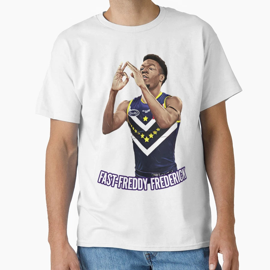 Fast Freddy Frederick T-Shirt - Minimalist Print Unisex - T-Shirt, Sweatshirt, Hoodie