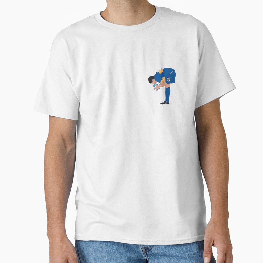 Riquelme Juan Roman Boca Juniors Retro Football - Adult & Kids T-Shirts, Sweatshirts & Hoodies apparel design preview 1