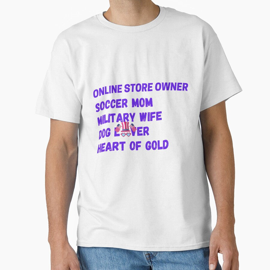 Super Mom and Military Wife by China Net Lingo - Adult & Kids T-Shirts, Sweatshirts & Hoodies apparel design preview 1