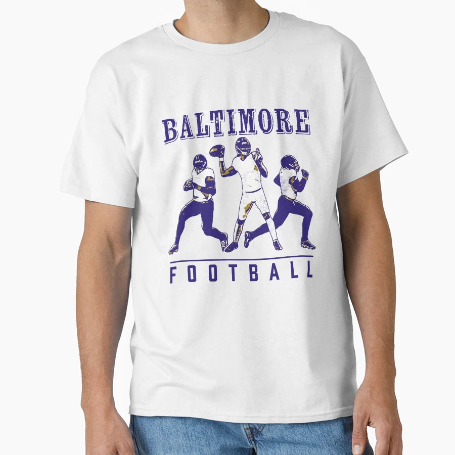 Baltimore Football T-Shirt - Novelty Apparel Men Women - T-Shirt, Sweatshirt, Hoodie