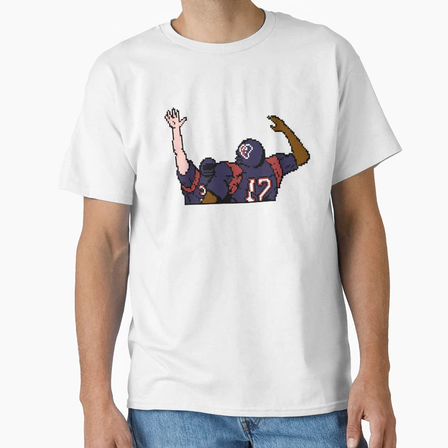 Texans Tecmo Bowl Touchdown T-Shirt - Casual Everyday Wear for Adults - T-Shirt, Sweatshirt, Hoodie