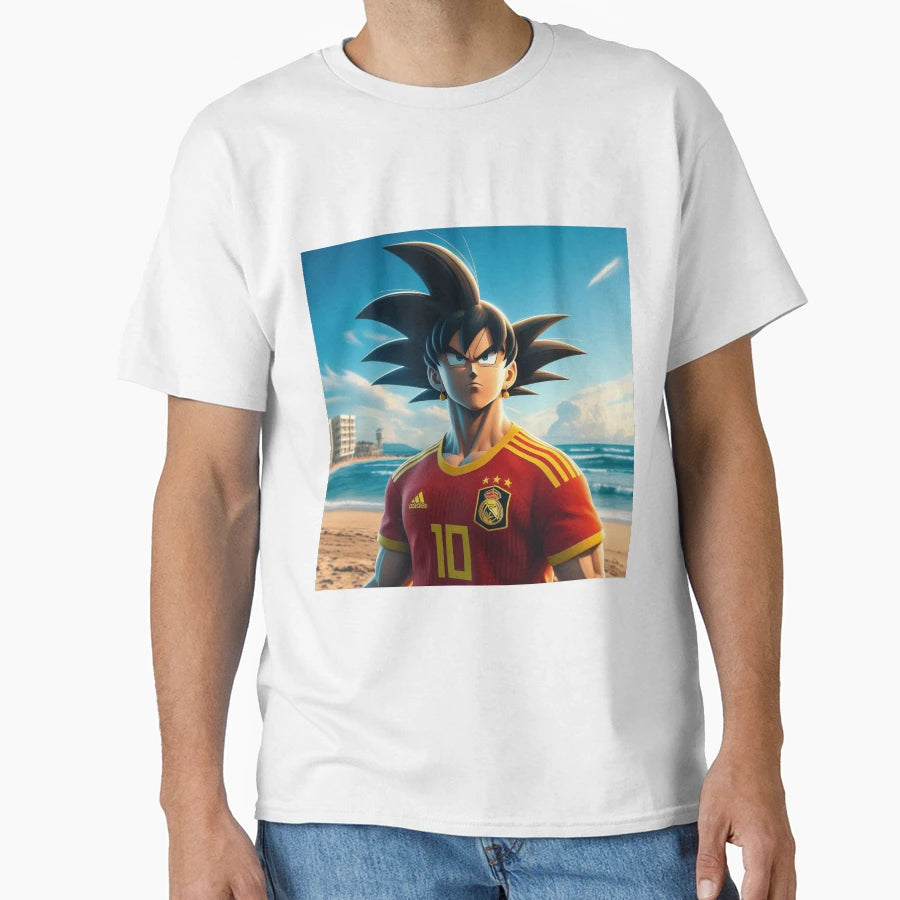 Goku Real Madrid T-Shirt - Trendy Graphic Men Women - T-Shirt, Sweatshirt, Hoodie