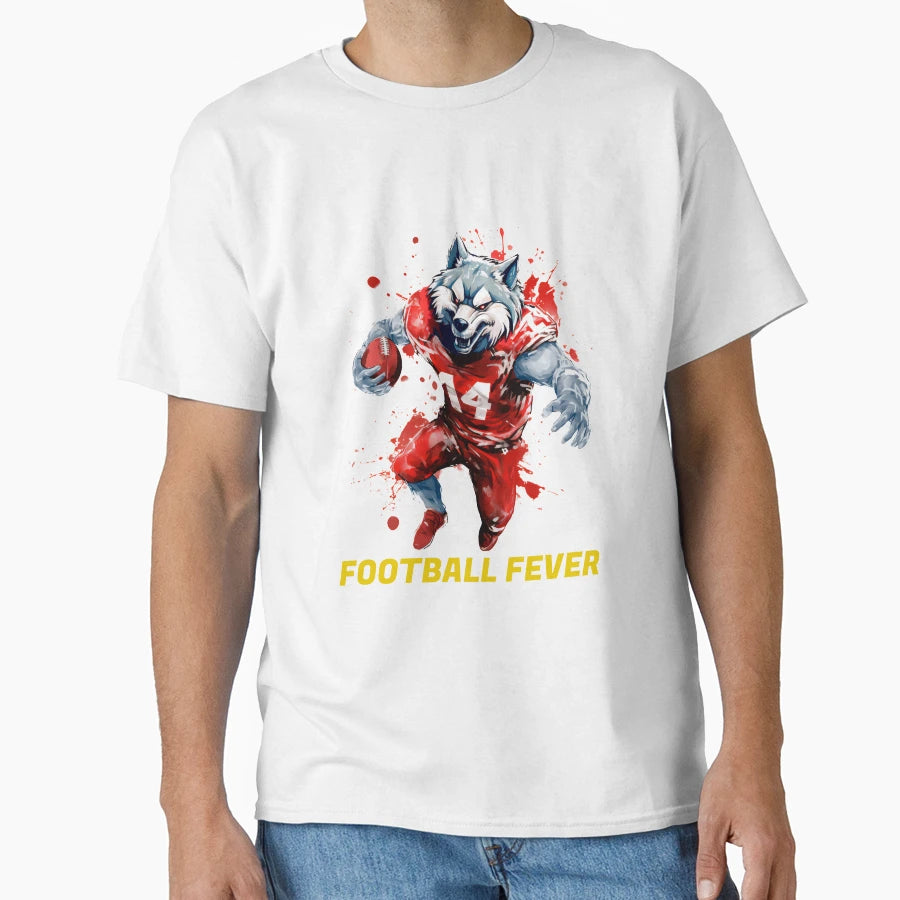 Football Fever T-Shirt - Custom Art Print Men Women - T-Shirt, Sweatshirt, Hoodie