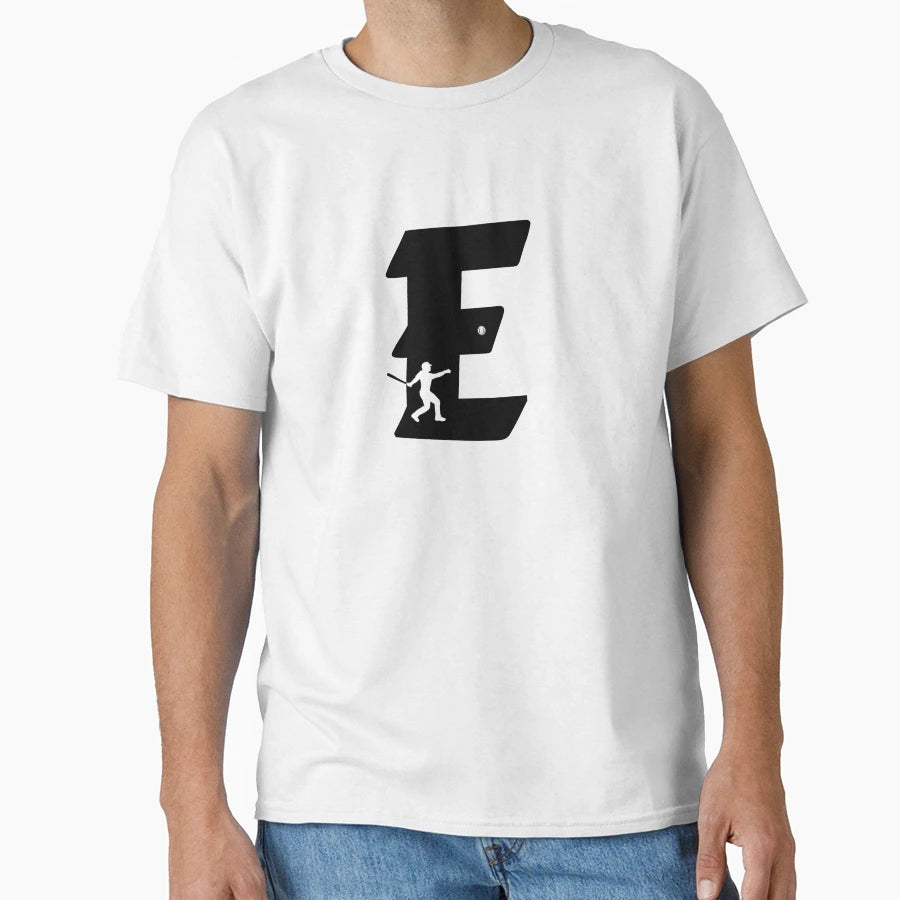 Personalized Baseball Initial E T-Shirt - Graphic Print Unisex - T-Shirt, Sweatshirt, Hoodie