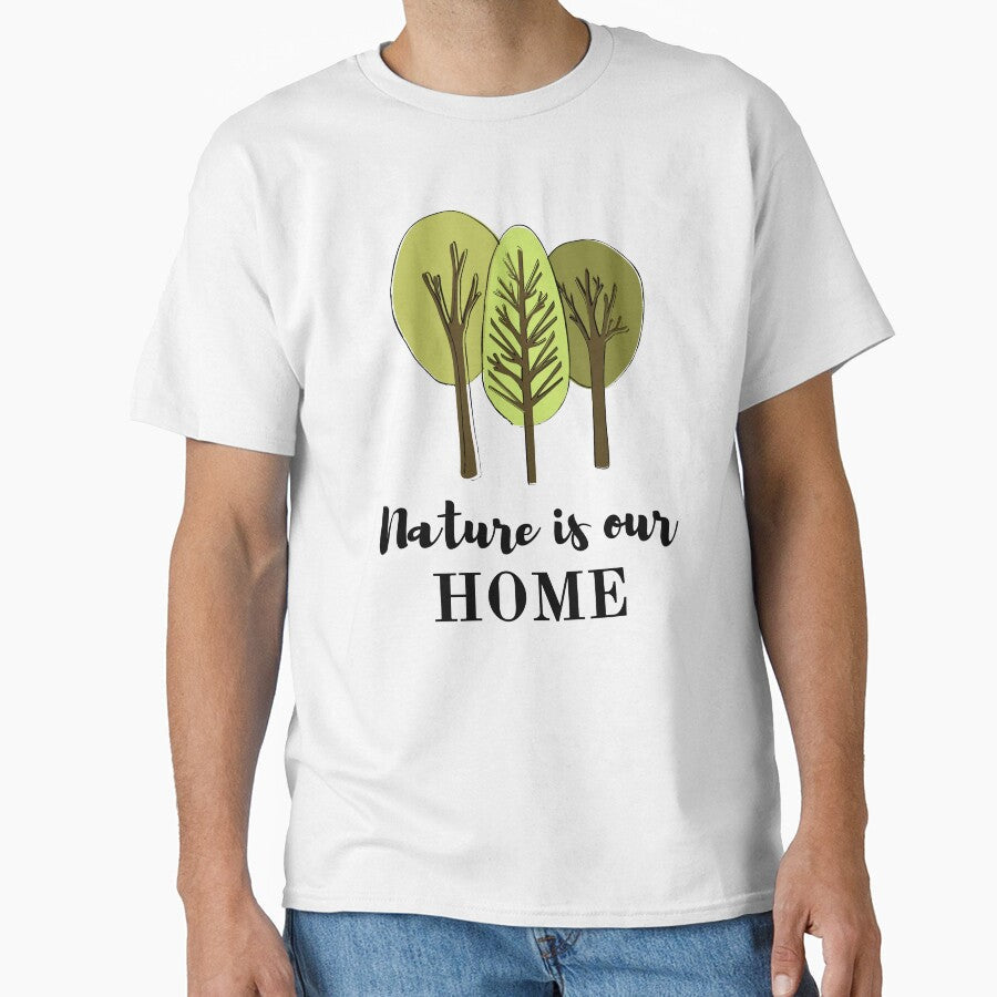 Nature Is Our Home Dark by Mixly - Adult & Kids T-Shirts, Sweatshirts & Hoodies apparel design preview 1