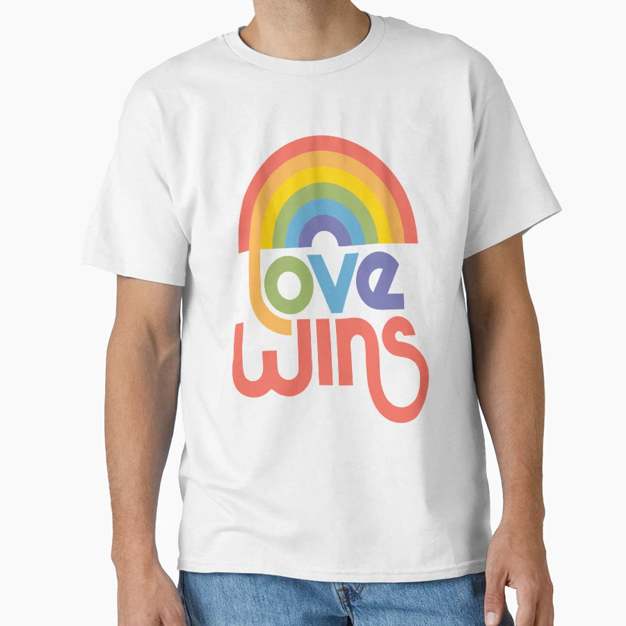Love Wins T-Shirt - Fun Novelty Design Unisex - T-Shirt, Sweatshirt, Hoodie
