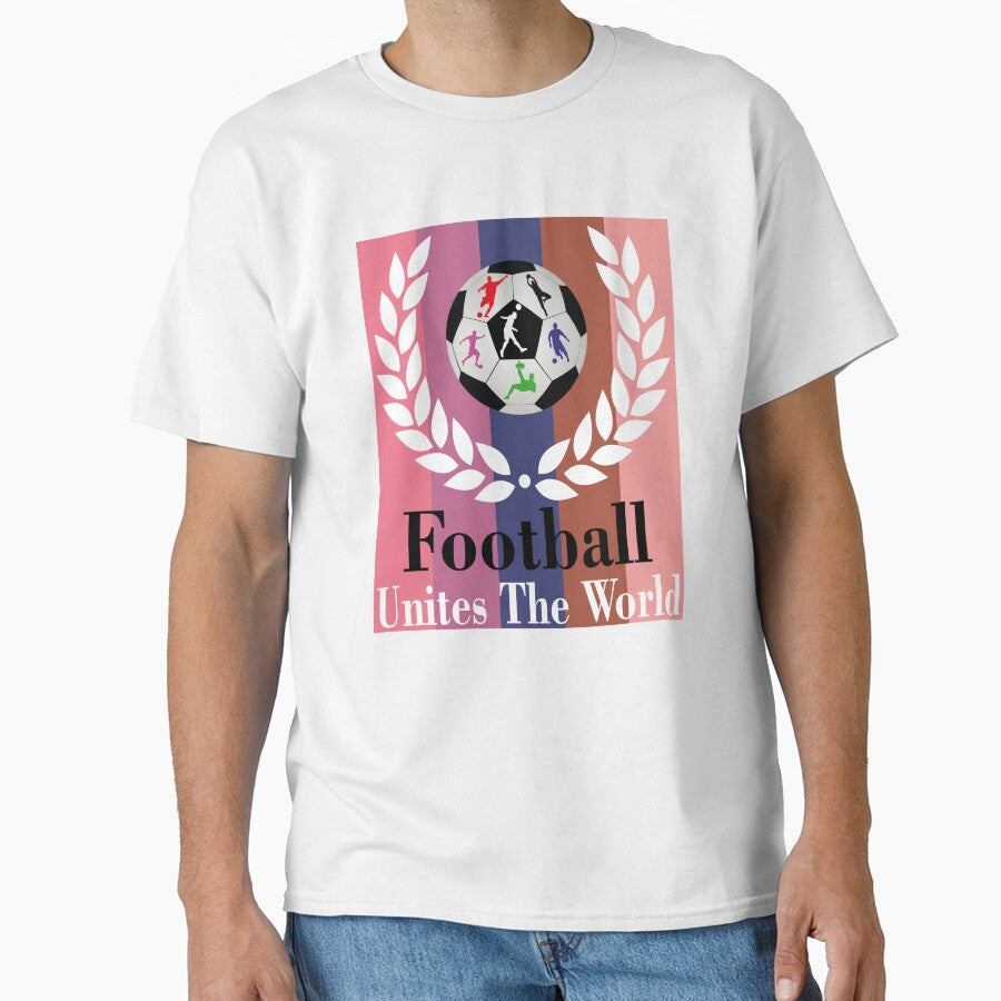 Football Unites The World-FOOTBALL LOVERS COLORFUL by - Adult & Kids T-Shirts, Sweatshirts & Hoodies apparel design preview 1