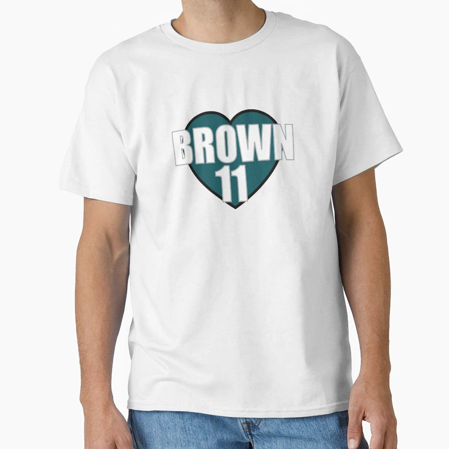 J Brown Heart T-Shirt - Fun Novelty Design Unisex - T-Shirt, Sweatshirt, Hoodie
