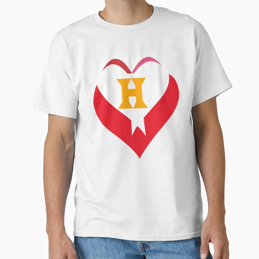Letter H T-Shirt - Minimalist Print Men Women - T-Shirt, Sweatshirt, Hoodie
