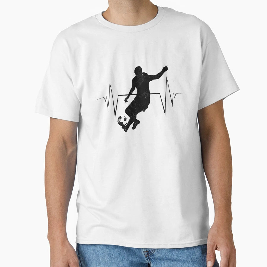 Heart Rate German Soccer Team T-Shirt - Fun Novelty Design Men Women - T-Shirt, Sweatshirt, Hoodie