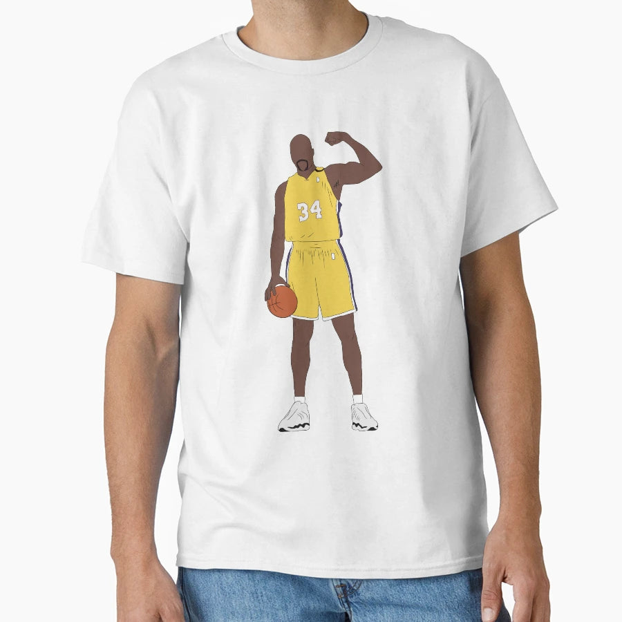 Shaquille Oneal Flex T-Shirt - Minimalist Print for Adults - T-Shirt, Sweatshirt, Hoodie