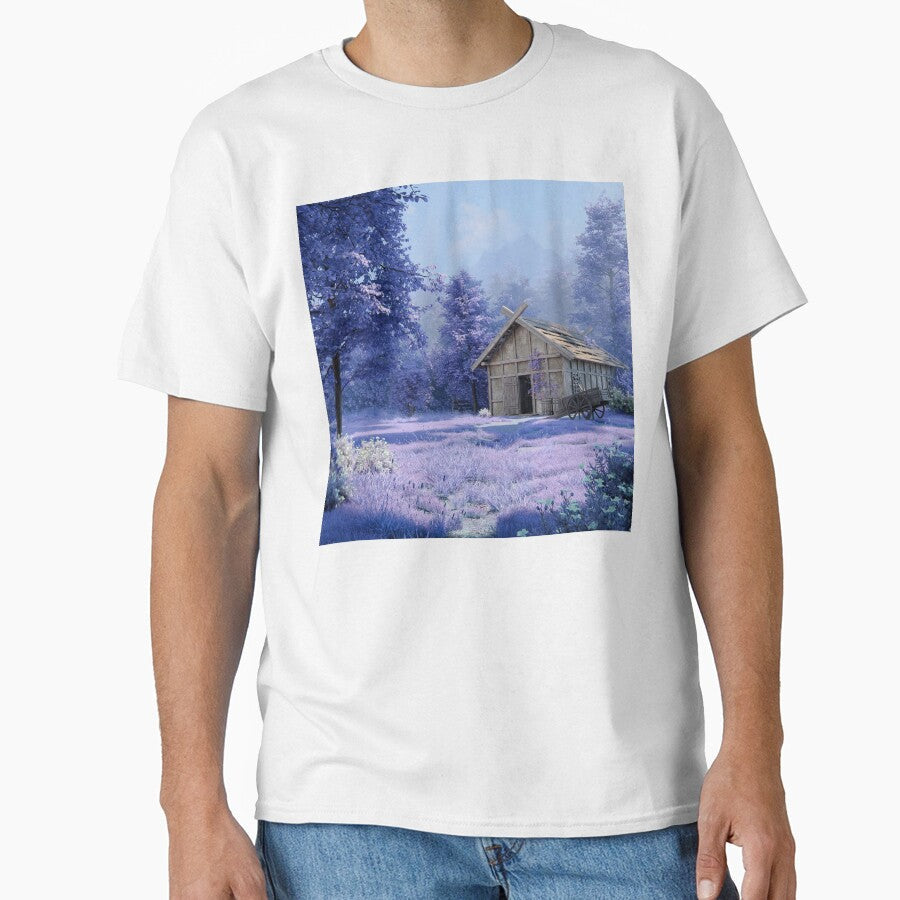 Quiet Cabin in the Forest by snyderdesigners - Adult & Kids T-Shirts, Sweatshirts & Hoodies apparel design preview 1