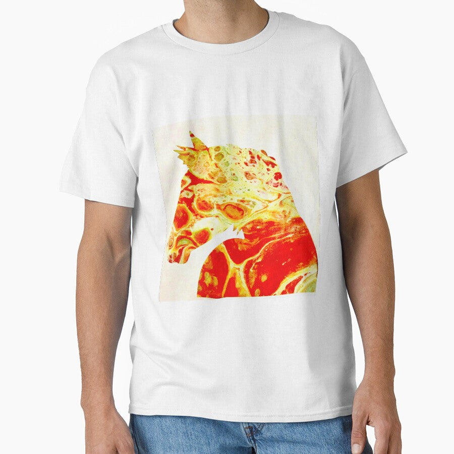 Abstract Horse by PaintedbyCarol - Adult & Kids T-Shirts, Sweatshirts & Hoodies apparel design preview 1