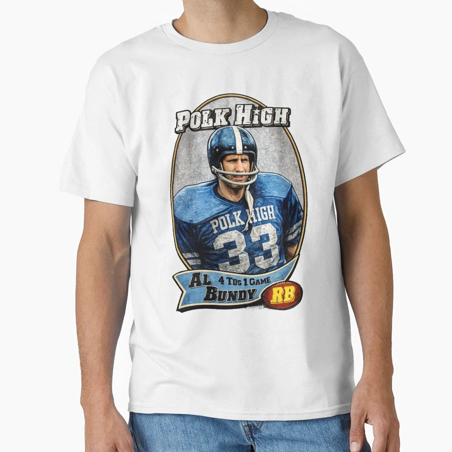 Al Bundy Football Card T-Shirt - Graphic Print Unisex - T-Shirt, Sweatshirt, Hoodie