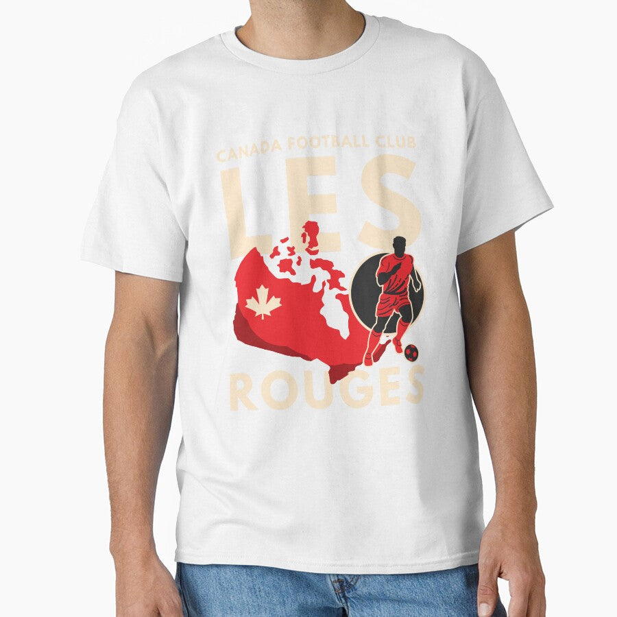 Les Rouges-Team Canada-Canada Soccer - Adult & Kids T-Shirts, Sweatshirts & Hoodies apparel design preview 1