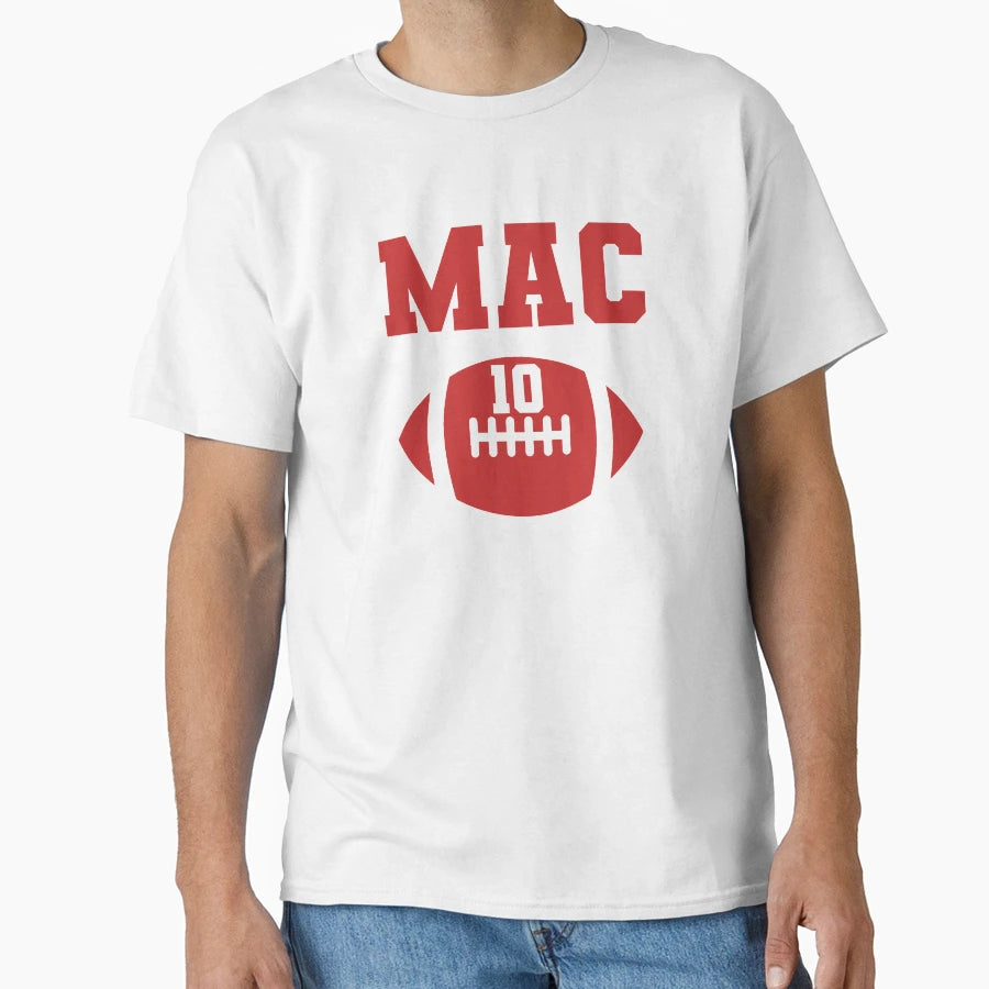 Alabama Mac 10 Football Fan T-Shirt - Trendy Graphic for Adults - T-Shirt, Sweatshirt, Hoodie