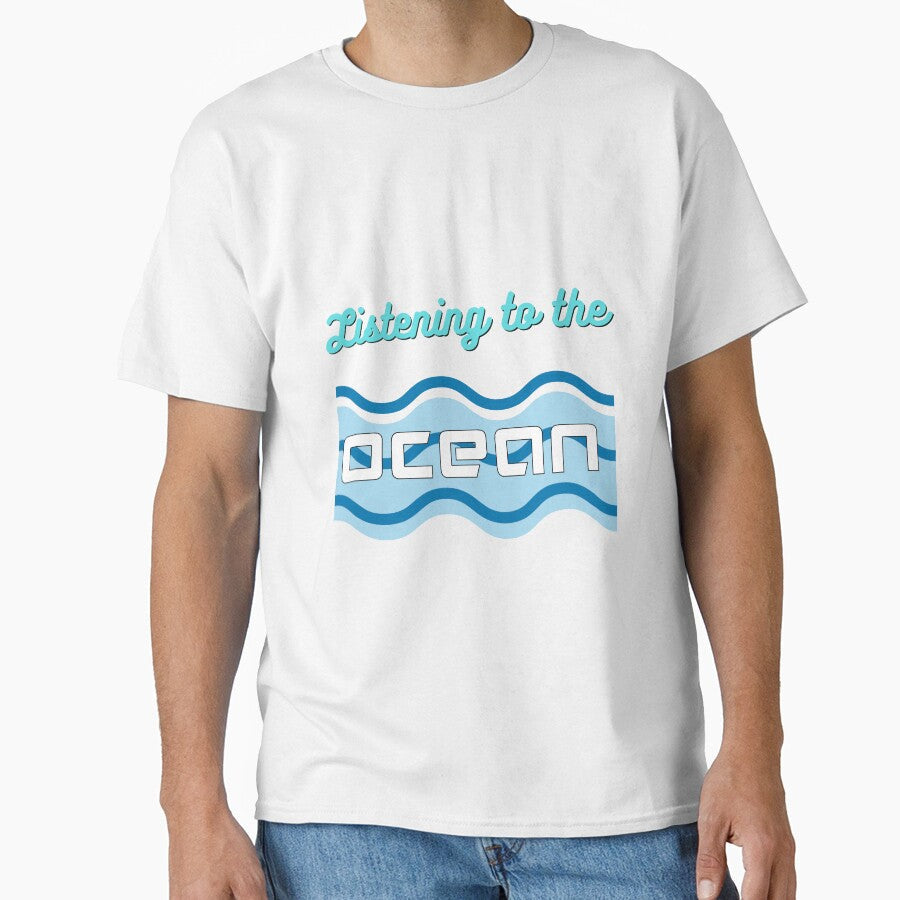 Listening to the ocean w by AmonRa16 - Adult & Kids T-Shirts, Sweatshirts & Hoodies apparel design preview 1