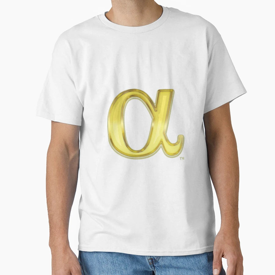 Golden Alpha T-Shirt - Trendy Graphic Men Women - T-Shirt, Sweatshirt, Hoodie