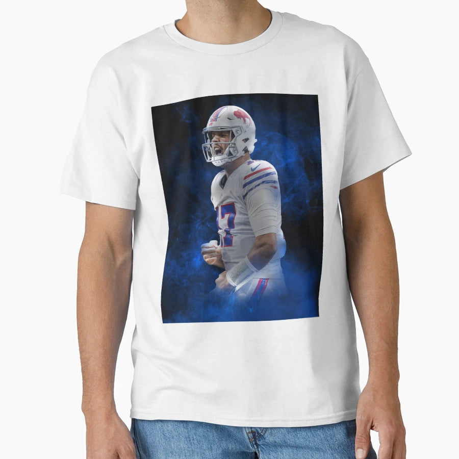 J Allen Buffalo Sports Art T-Shirt - Trendy Graphic for Adults - T-Shirt, Sweatshirt, Hoodie