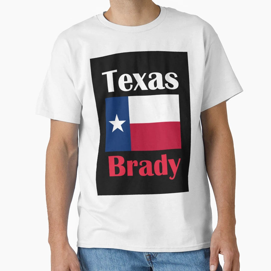 Brady Tx T-Shirt - Trendy Graphic for Adults - T-Shirt, Sweatshirt, Hoodie