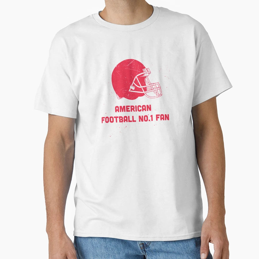 American Football No 1 Fan T-Shirt - Trendy Graphic Men Women - T-Shirt, Sweatshirt, Hoodie
