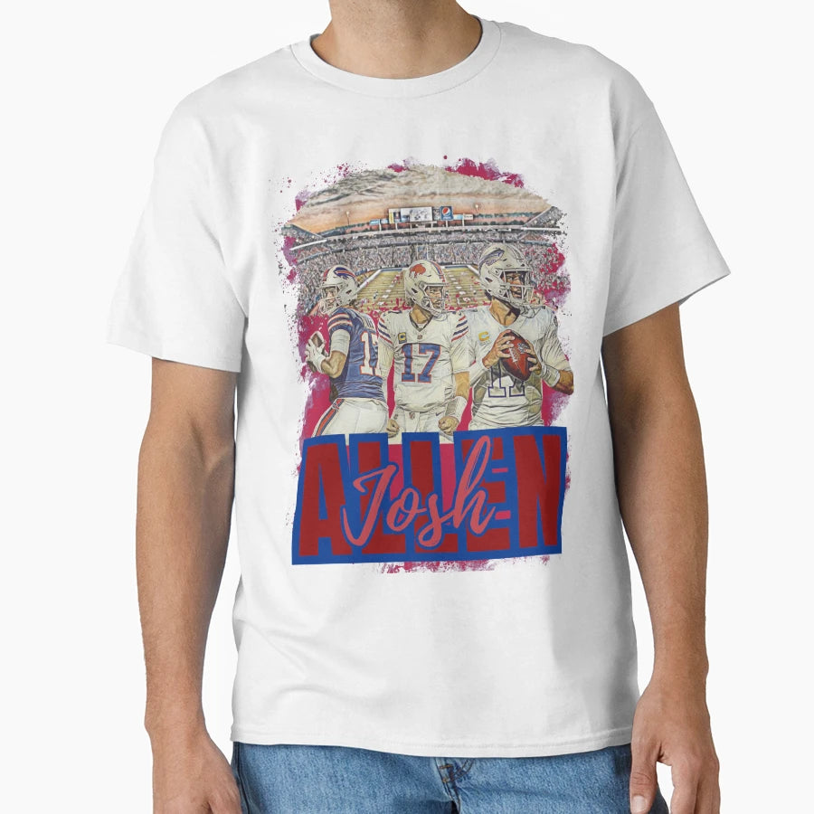 Qb No 17 Bootleg Football Fan Art T-Shirt - Casual Everyday Wear Unisex - T-Shirt, Sweatshirt, Hoodie